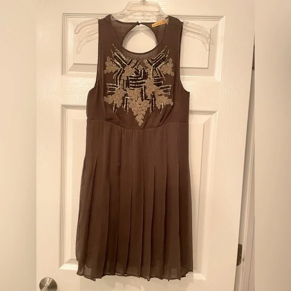 alice and olivia brown dress Alice & Olivia main image 1